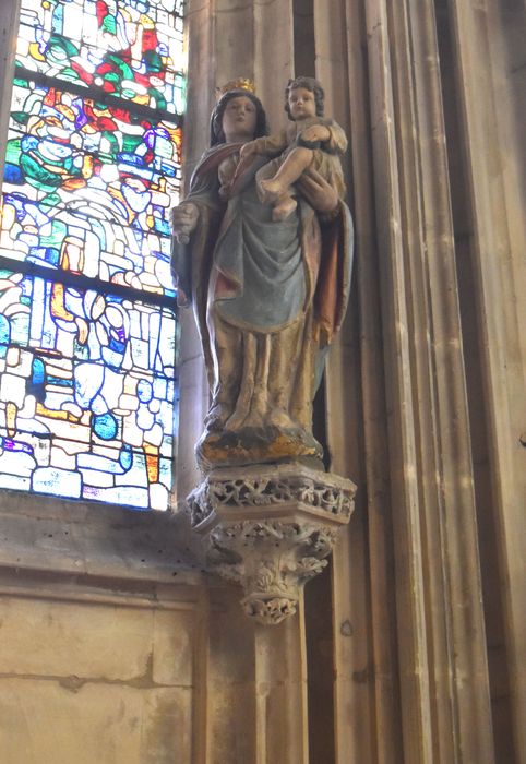 statue : Vierge à l'Enfant dite Notre-Dame espérance
