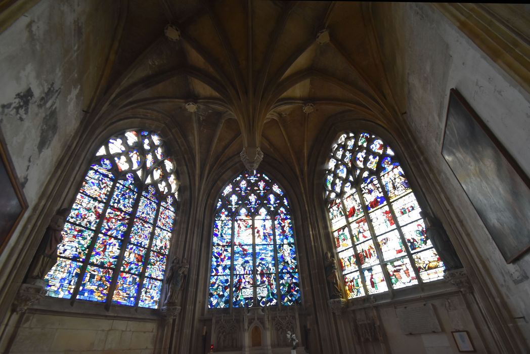 verrières de la chapelle axiale