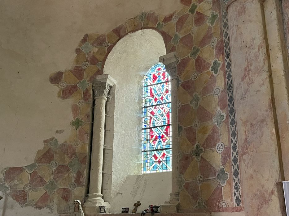 abside du choeur, peintures monumentales
