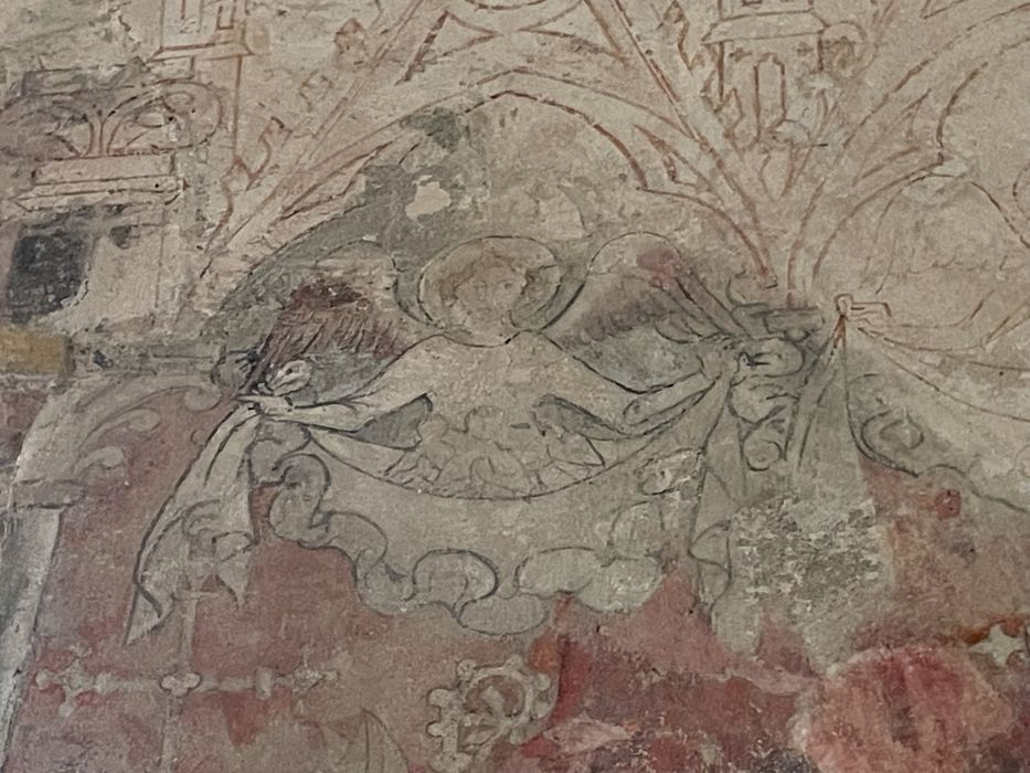 choeur, peintures monumentales, détail