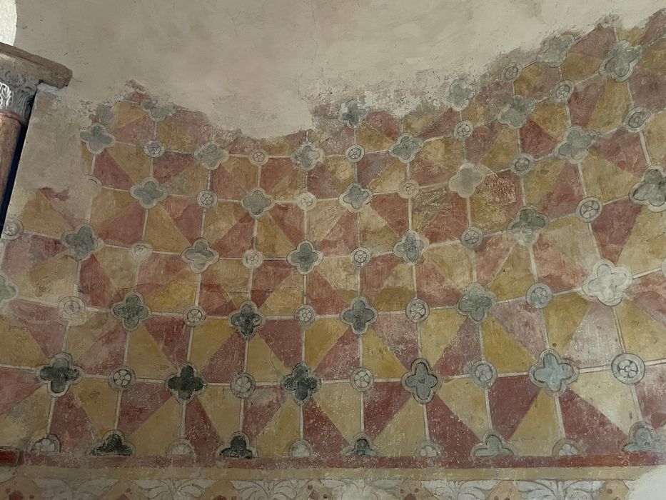 abside du choeur, peintures monumentales, détail