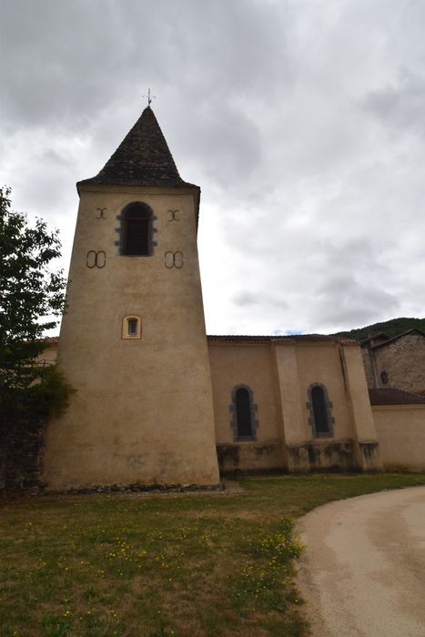 clocher, élévation nord-ouest