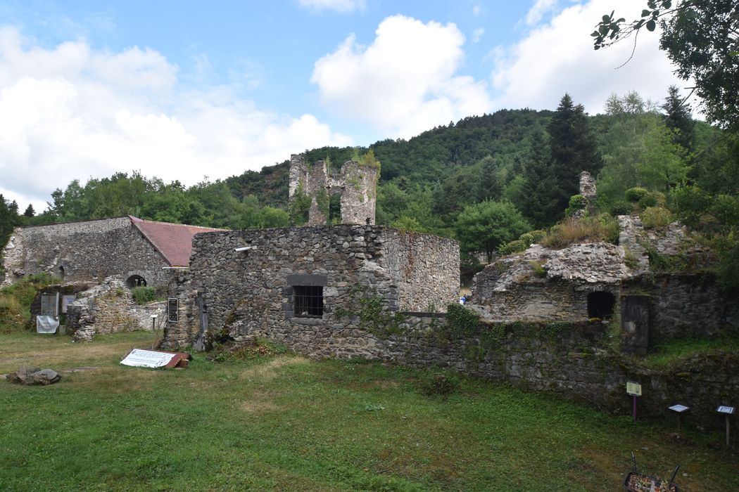 vue partielle des vestiges depuis le Sud-Est