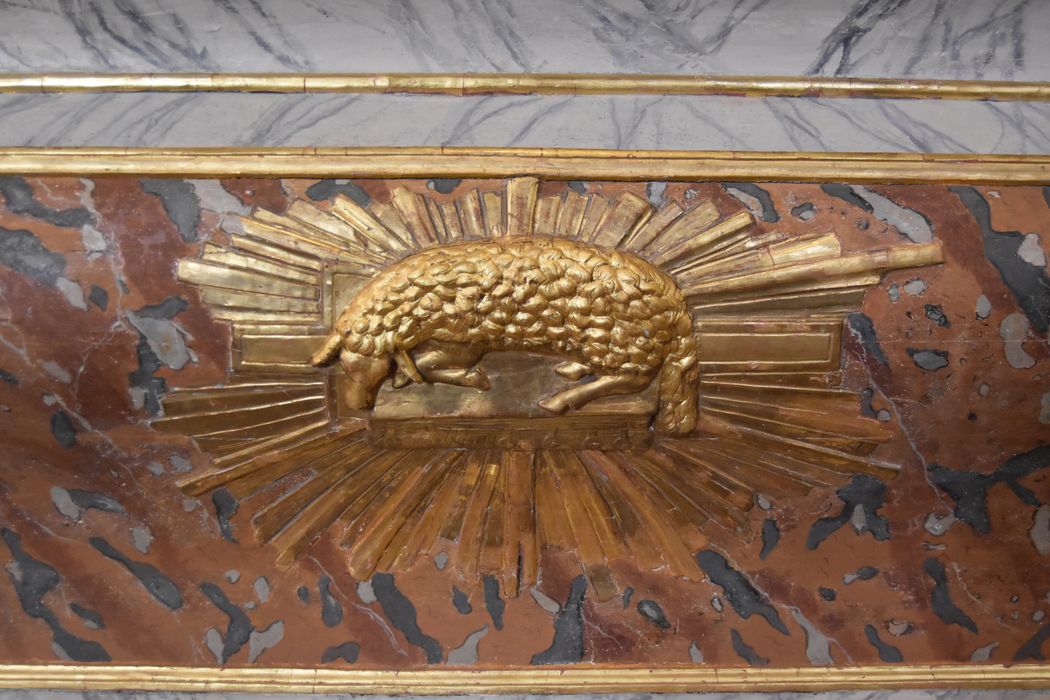autel, retable latéral, détail