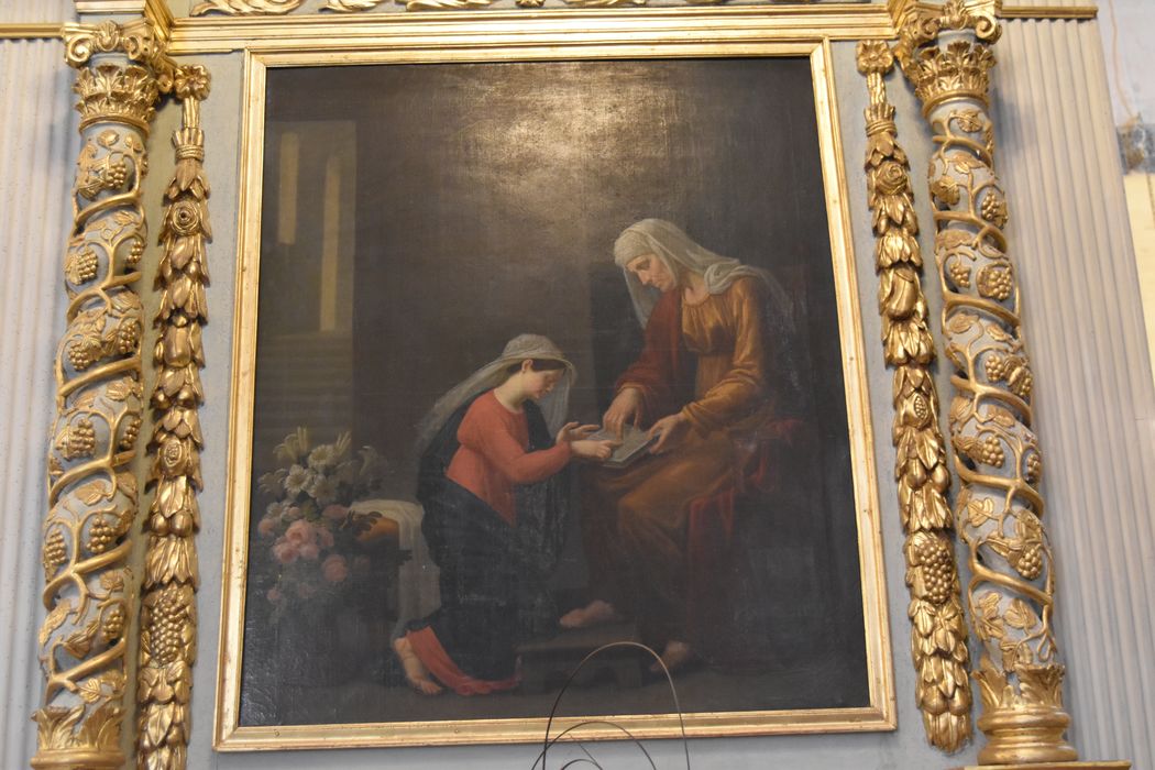 tableau : Sainte Anne et la Vierge