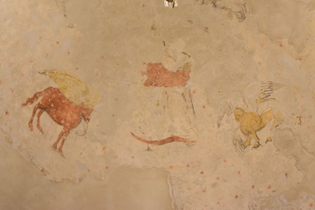 absidiole sud, peinture monumentale (fragments)