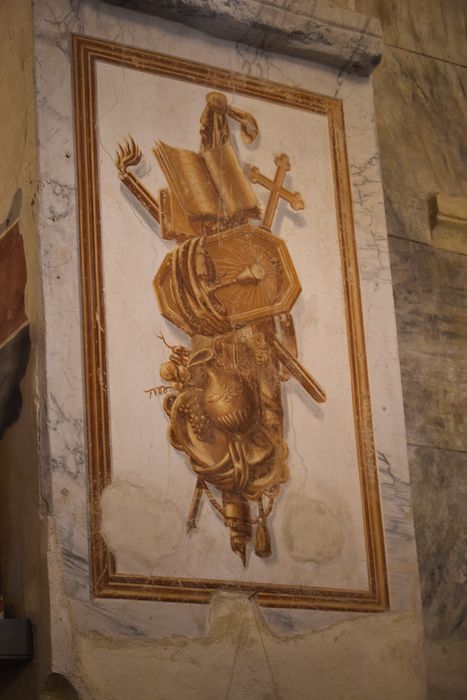 choeur, peinture monumentale, détail