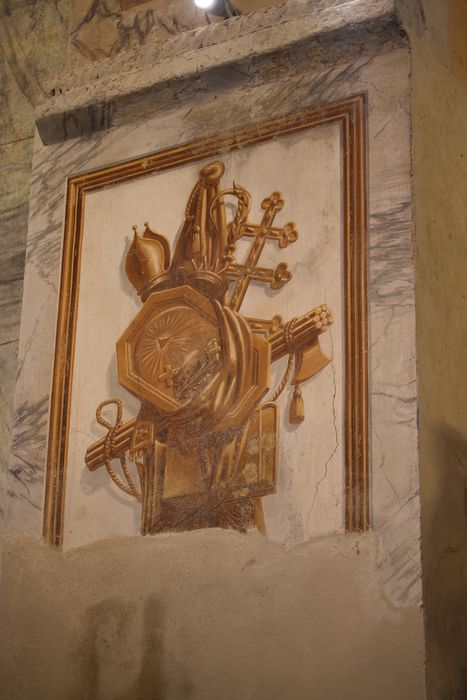 choeur, peinture monumentale, détail