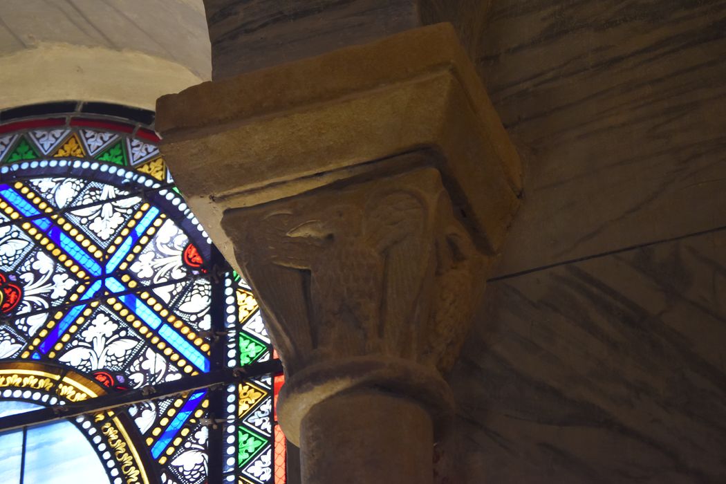 choeur, détail d’un chapiteau