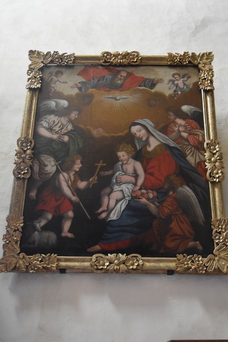 tableau : Vierge à l’Enfant avec saint Jean-Baptiste