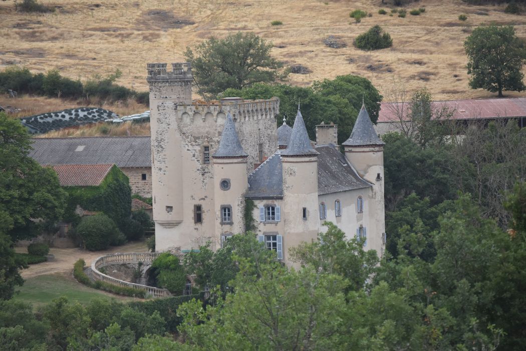façades sud-est nord-est, vue partielle