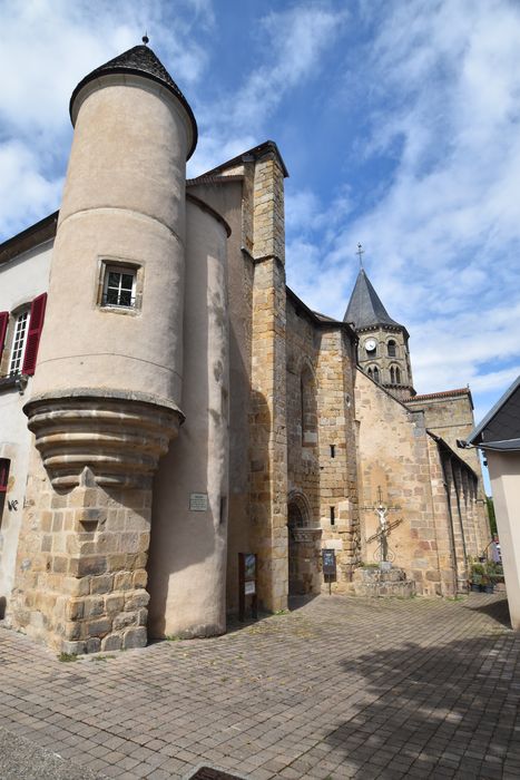 bâtiment abbatiale, tourelle d’angle sud-ouest