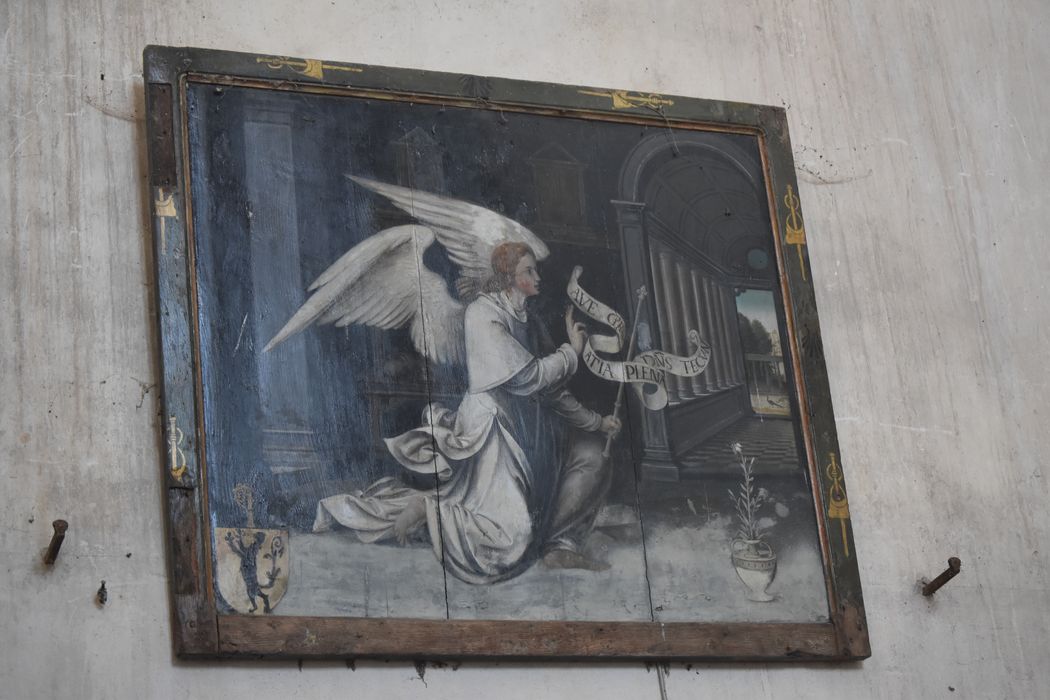 tableau (panneau peint) : Ange de l’Annonciation