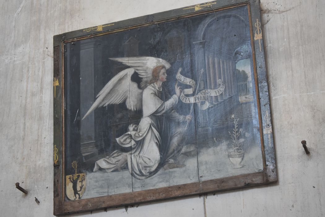 tableau (panneau peint) : Ange de l’Annonciation