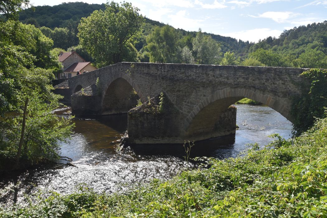 vue générale depuis l’amont sur la rive est