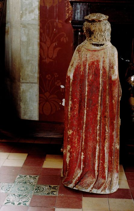 statue : Sainte Catherine (revers)