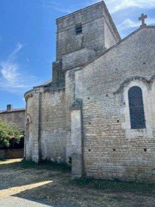 façade latérale nord, vue partielle