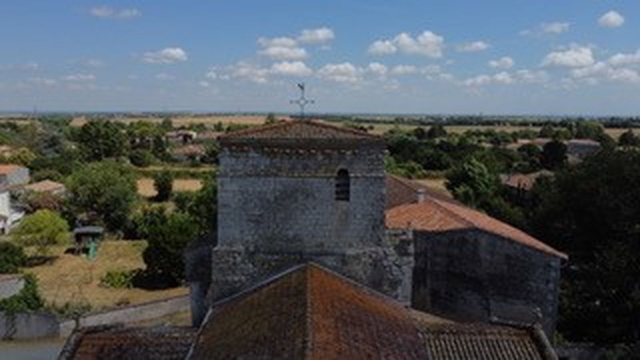 clocher, élévation ouest