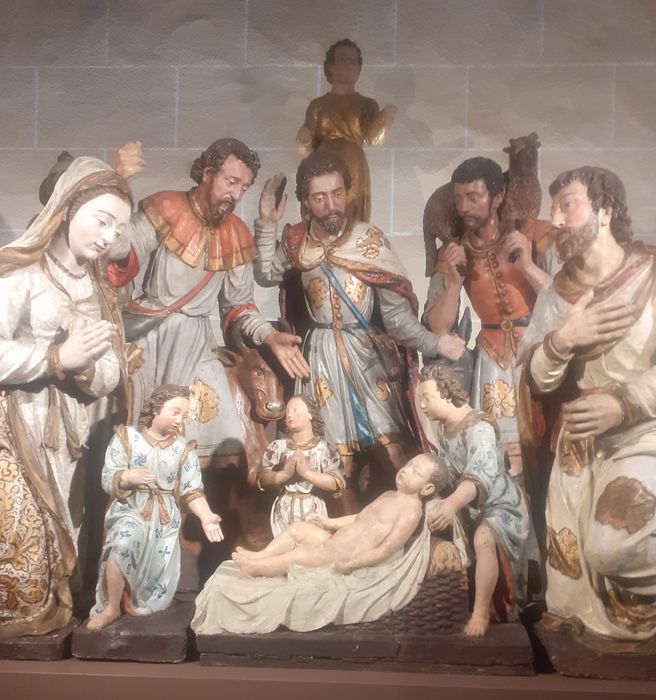 groupe sculpté : Nativité (la)