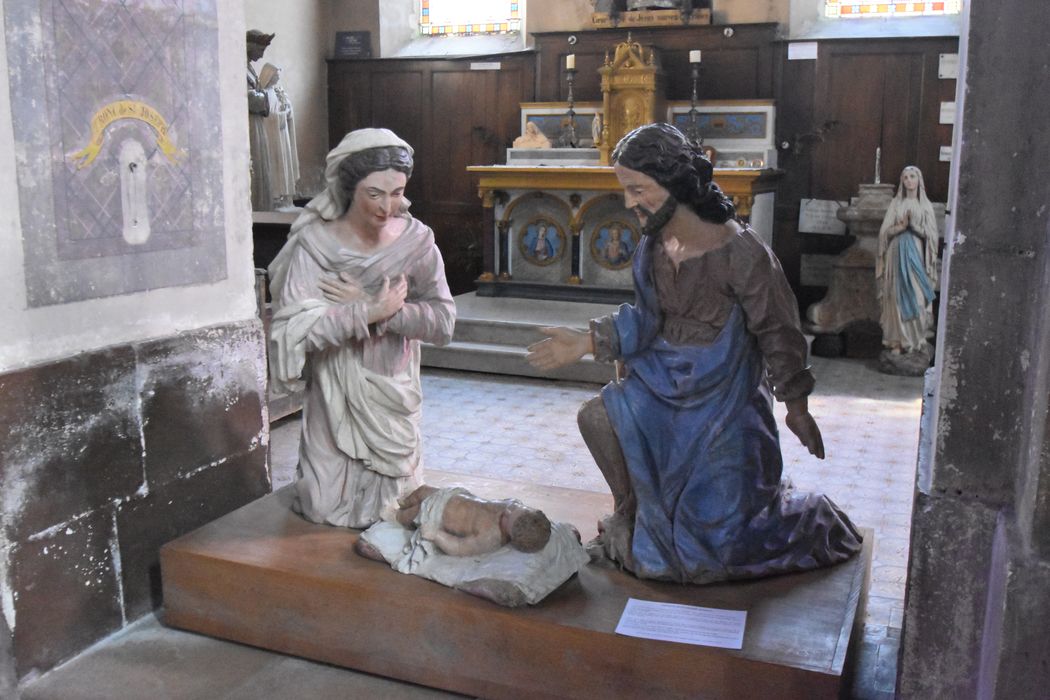 groupe sculpté : Nativité (la)