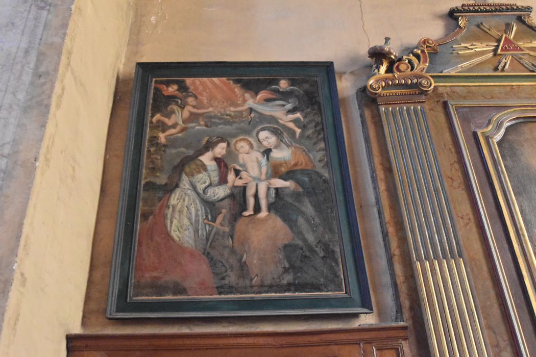 tableau : Mariage mystique de sainte Catherine