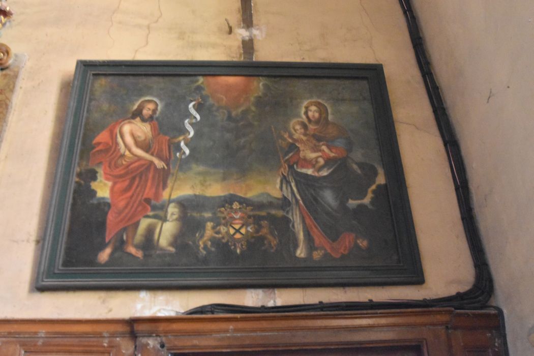 tableau : Vierge à l’Enfant avec saint Jean-Baptiste