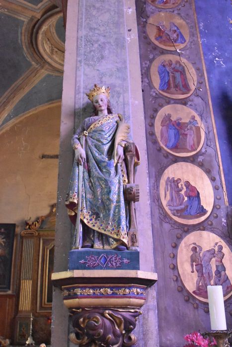 statue : Sainte Catherine