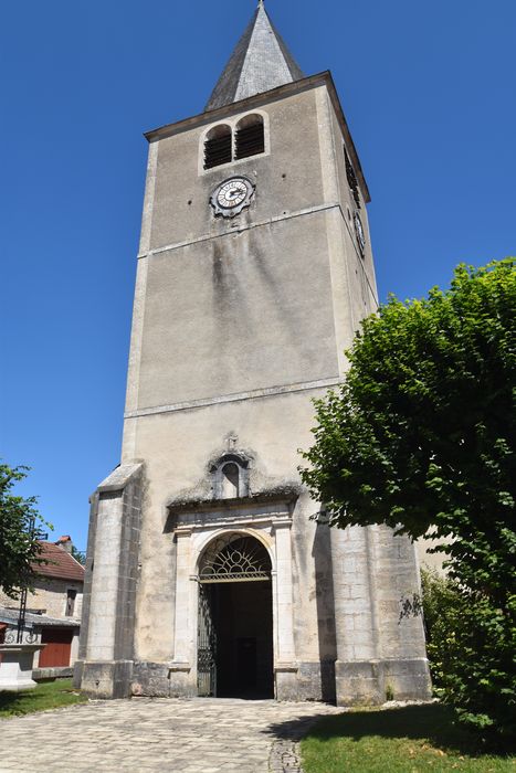 clocher, élévation ouest