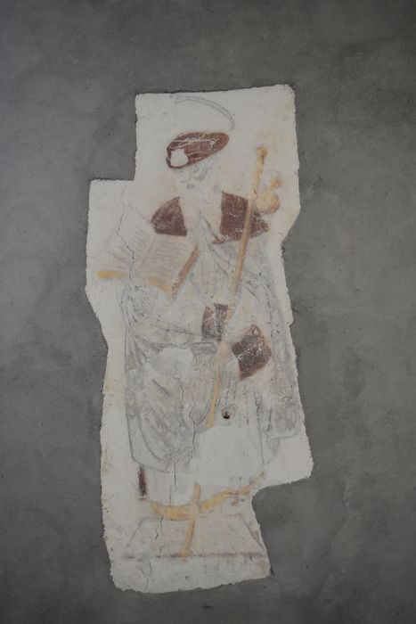 peinture monumentale (fragment) : Saint Jacques