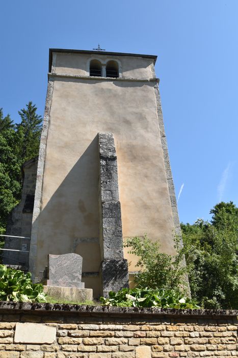 clocher, élévation nord-ouest