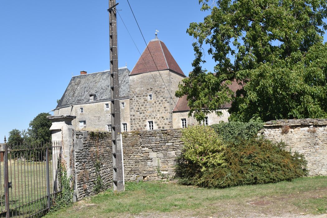 façade ouest, vue partielle