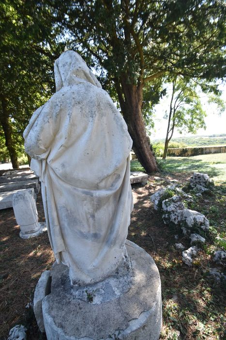 statue : Vierge à l’Enfant (revers)
