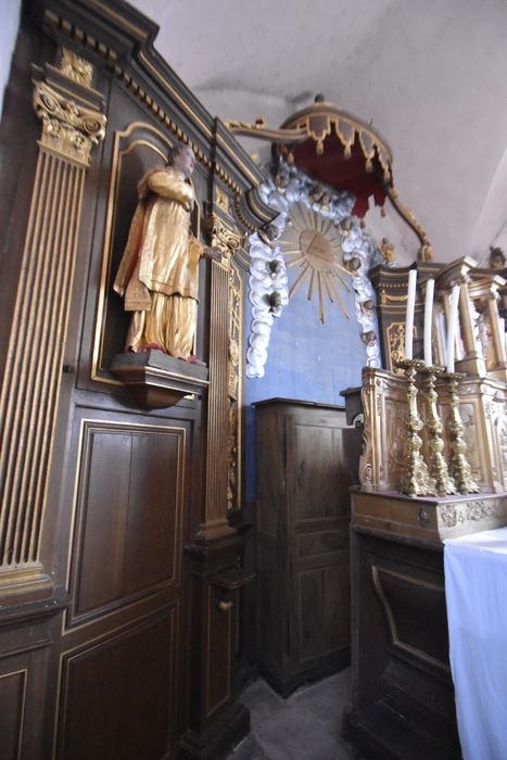 retable du maître-autel, vue partielle