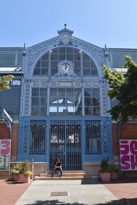 façade ouest, vue partielle