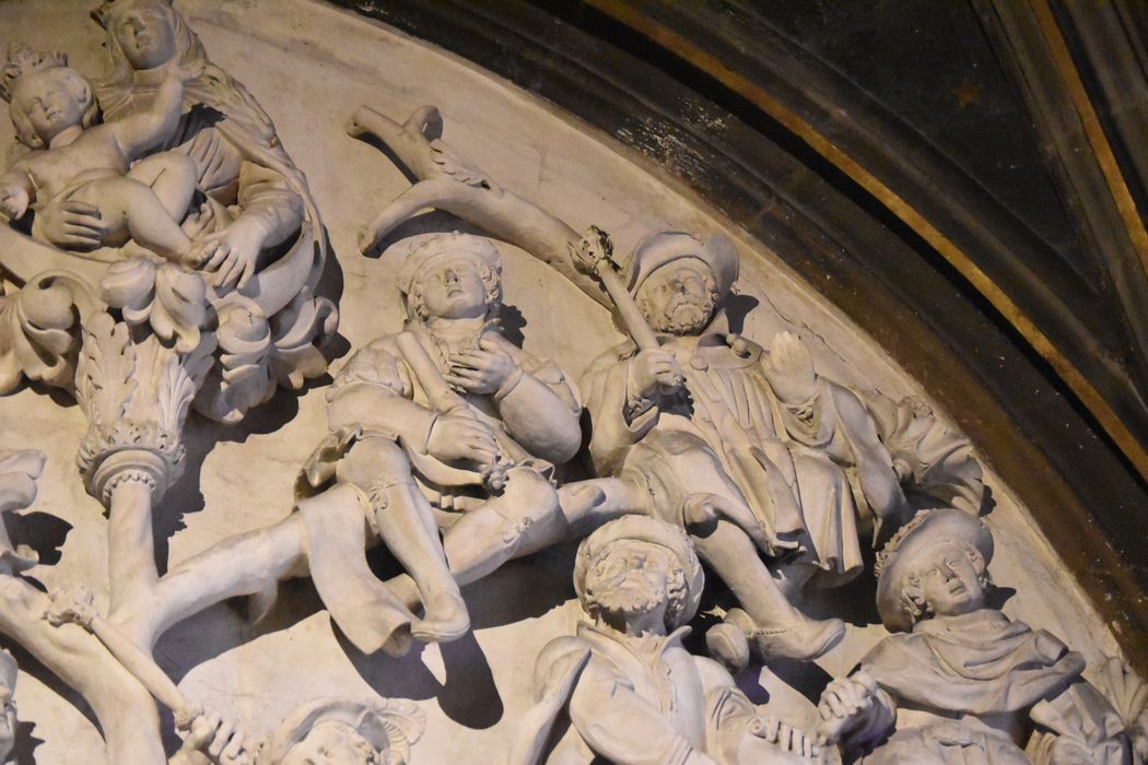 haut-relief : Arbre de Jessé, vue partielle