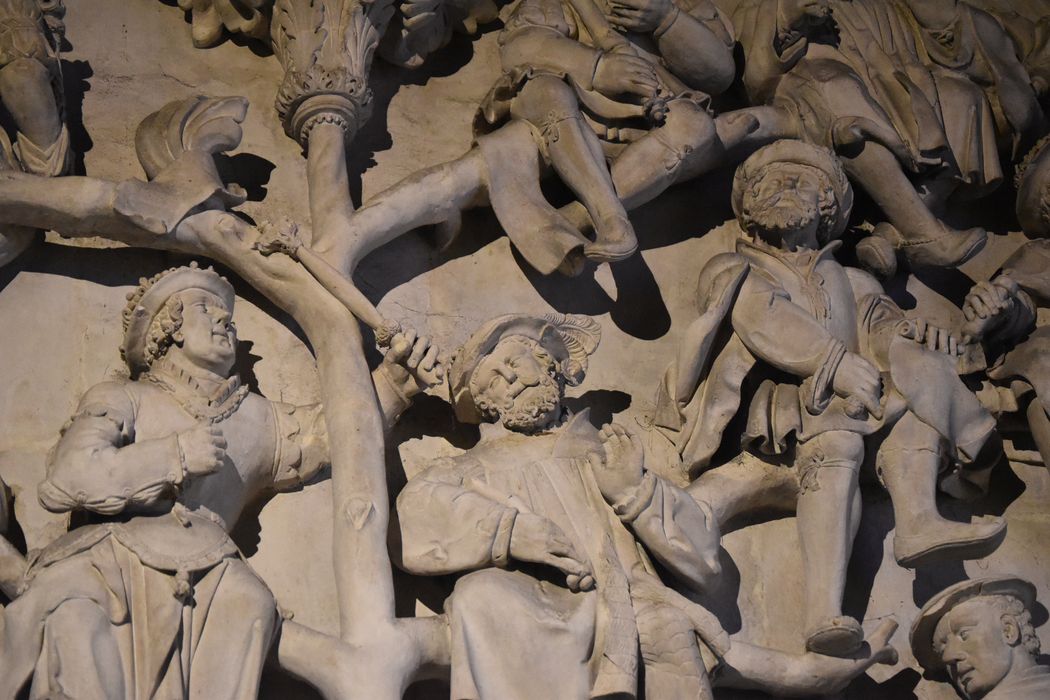 haut-relief : Arbre de Jessé, vue partielle