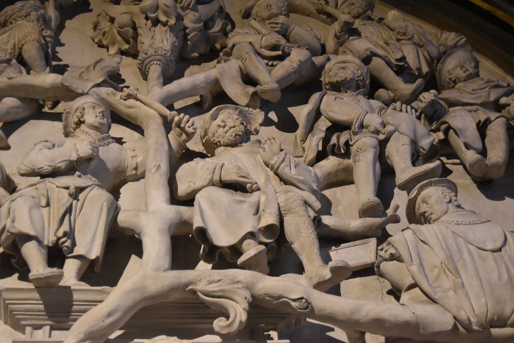 haut-relief : Arbre de Jessé, vue partielle