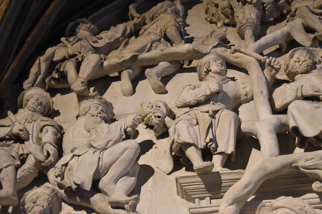 haut-relief : Arbre de Jessé, vue partielle