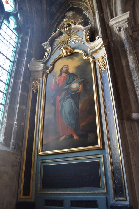 Autel, plate-forme d'autel, gradin d'autel, retable (autel secondaire)