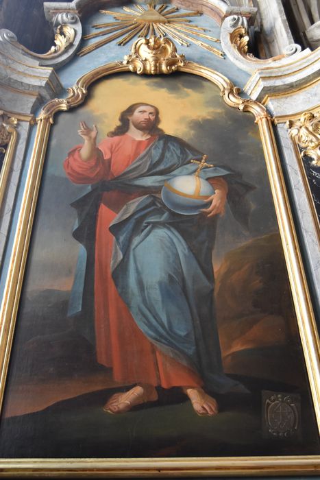 tableau d'autel : Christ Sauveur