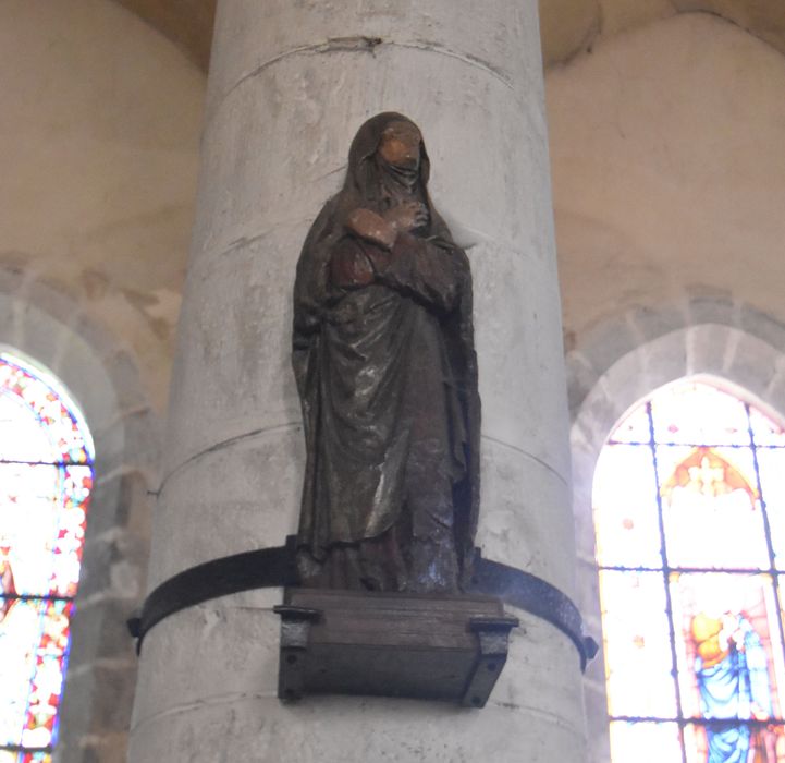 statue (statuette) : Vierge de calvaire