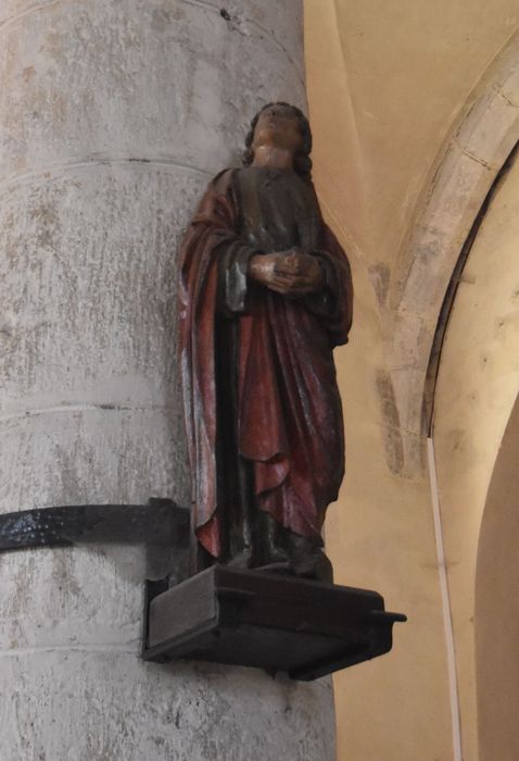 2 statues : La Vierge, Saint Jean