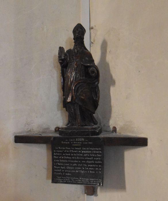 Statue : Saint Aubin
