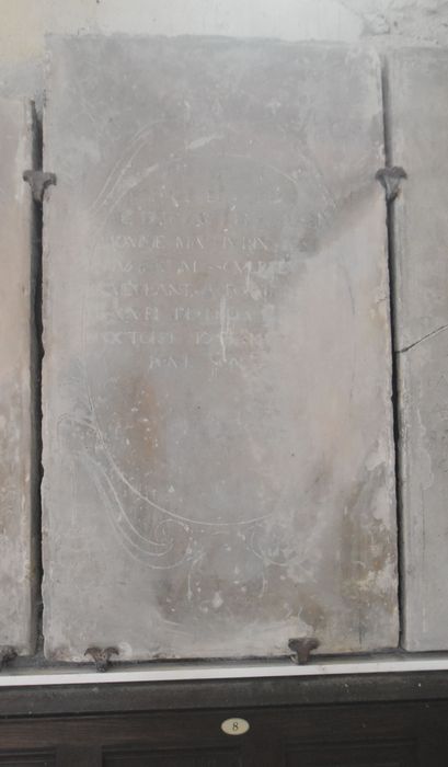 dalle funéraire de Martin Testu (n°8)
