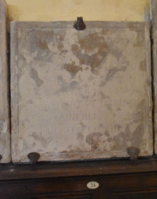 dalle funéraire de Barthélémy Canto (n°24)
