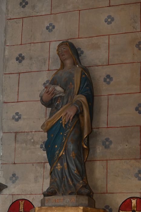 statue : Sainte Agathe