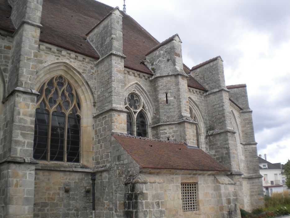 façade latérale sud, vue partielle