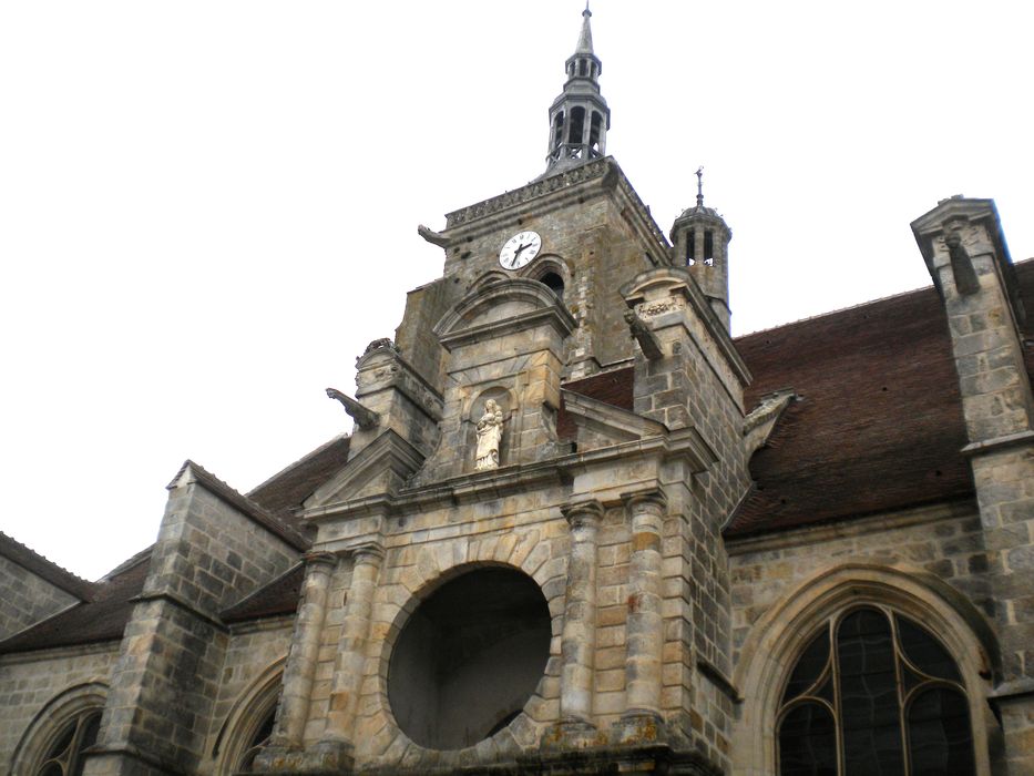 façade latérale sud, vue partielle