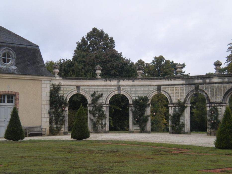 galerie de liaison entre le pavillon nord-est et la château