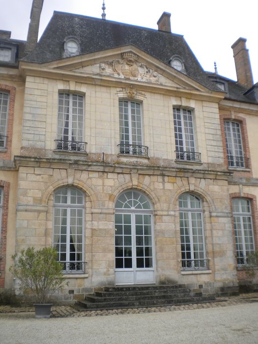 façade nord-ouest, avant-corps